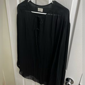 Aritzia Wilfred Long Sleeve Sheer Top
